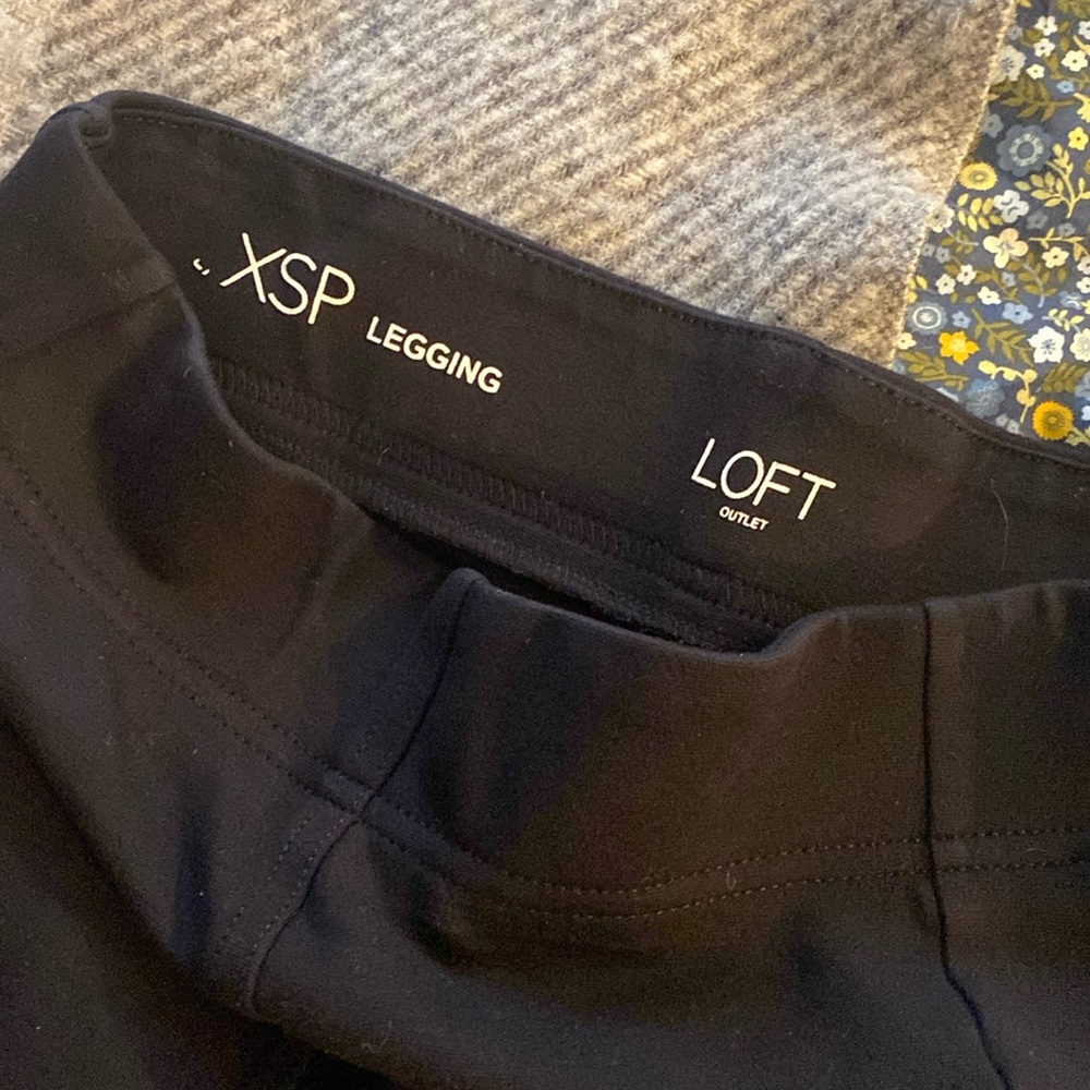 Black Loft Outlet Leggings XSP